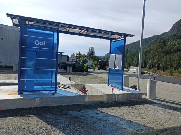 Fyllestasjon for biogass - Herad, Gol
